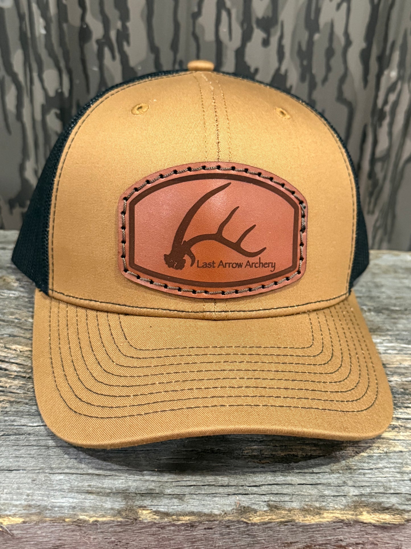 Antler Leather Patch Hat