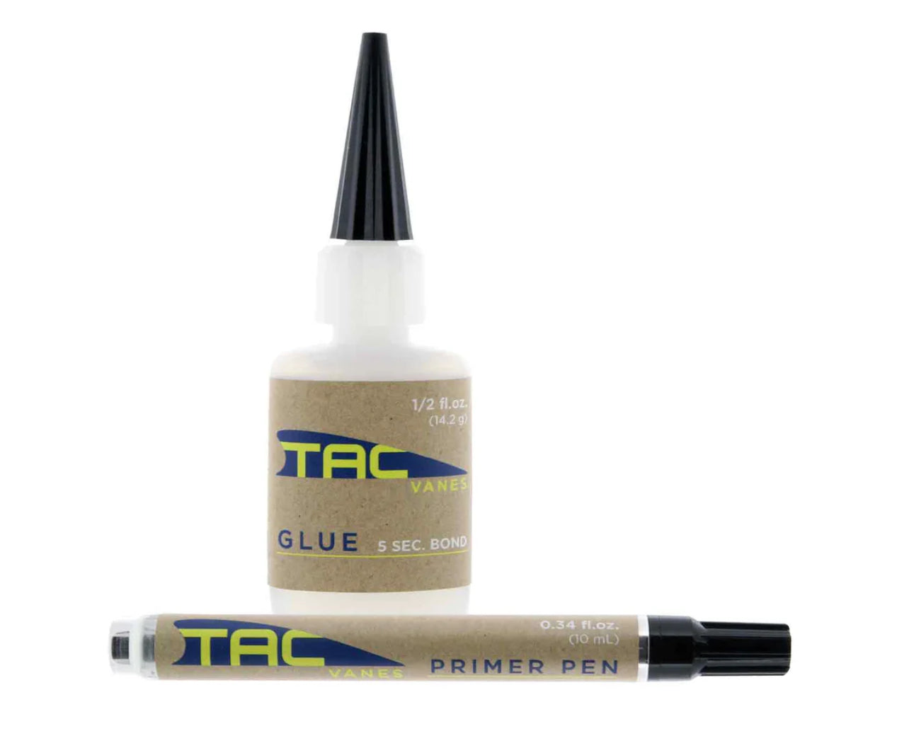 TAC Vanes .5 oz Glue & .34 oz Primer Pen Kit